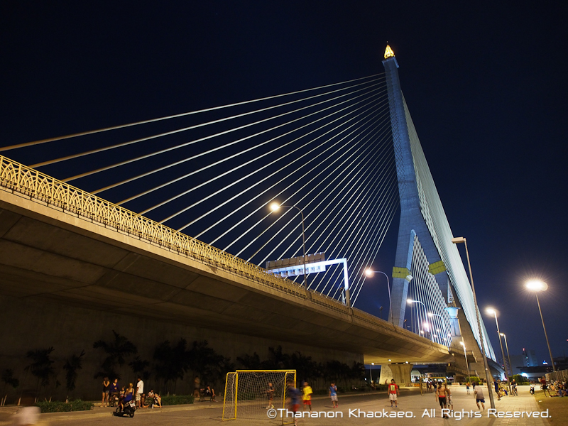 rama viii bridge bangkok thailand